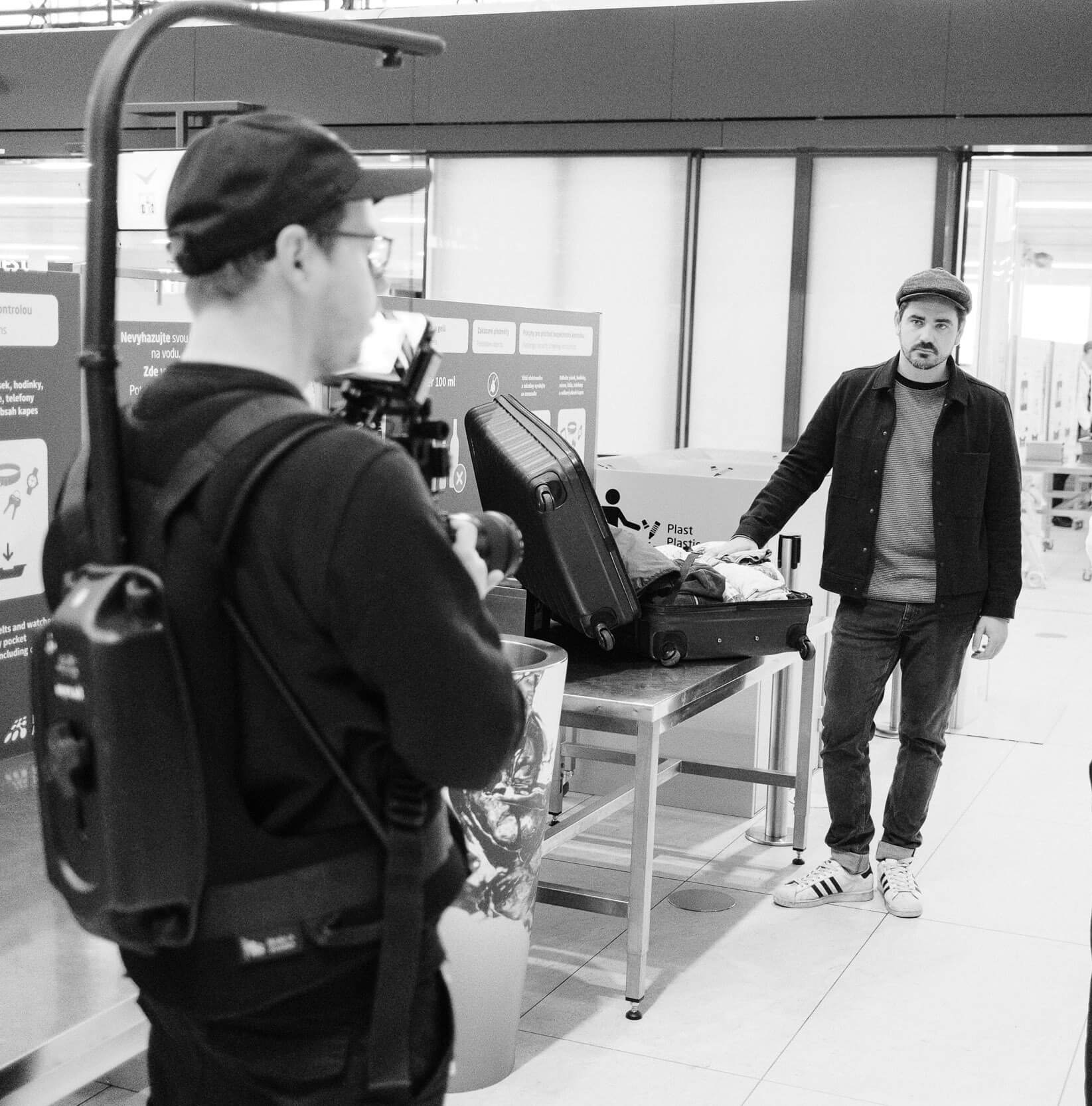 Behind the scenes — Náborec for Prague Airport, directed by Martin Marko